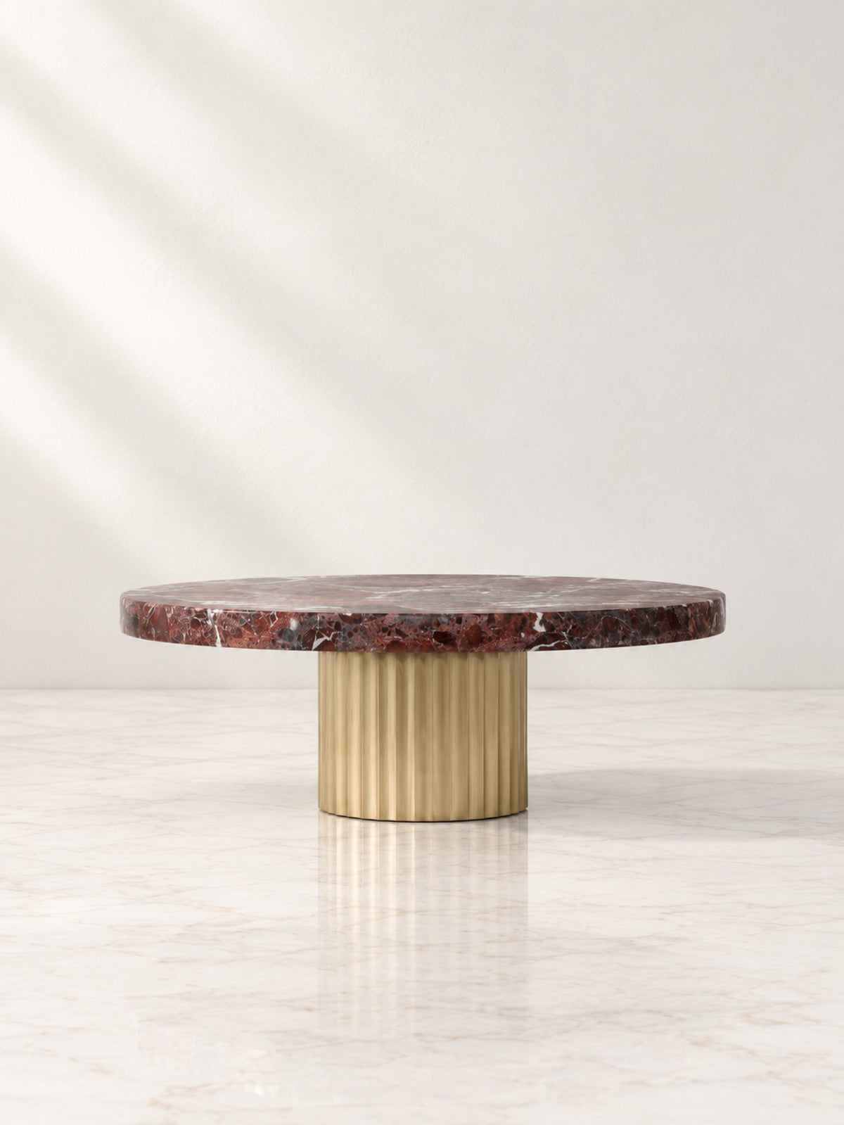 Rosso Levanto Marble Étoile Cake Stand - view 3