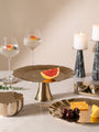 Lustrous Steel Cake Stand