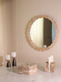 Italian Travertine Marble Elan Mirror