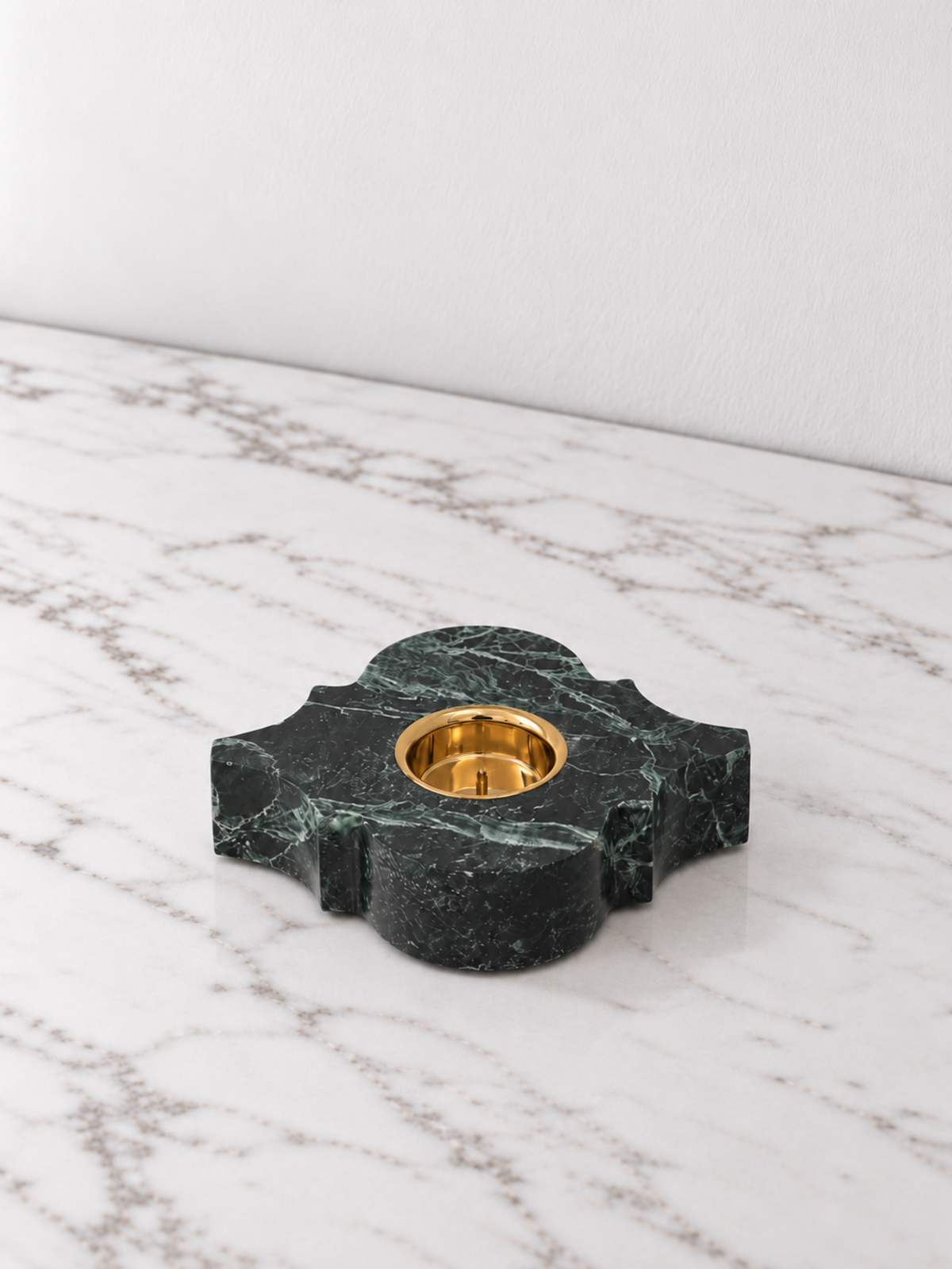 Aurelia Petal Marble T-Light Holder