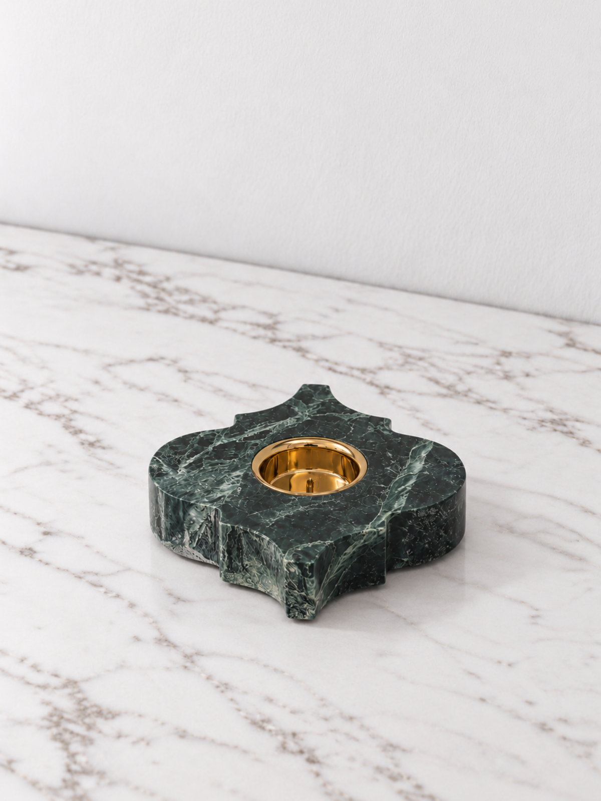Aurelia Petal Marble T-Light Holder