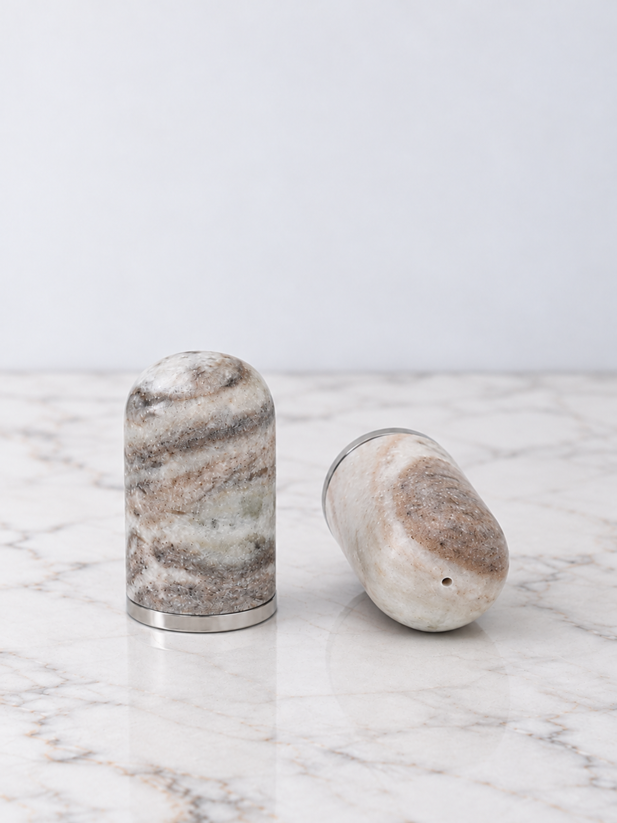 Avelisse Toronto Marble Salt and Pepper set of 2
